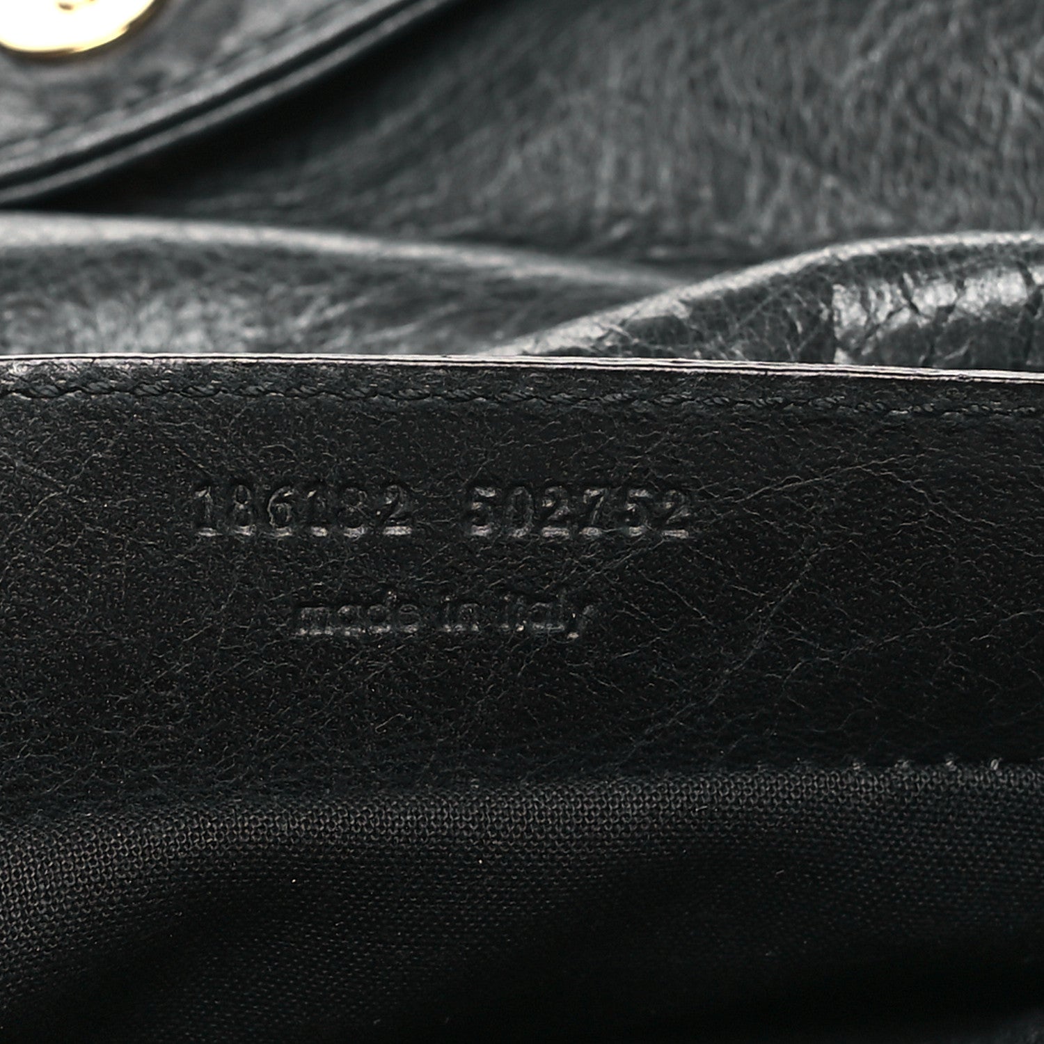 Balenciaga Agneau Giant 21 Gold Hardware Envelope Clutch  Anthracite 7 of 10