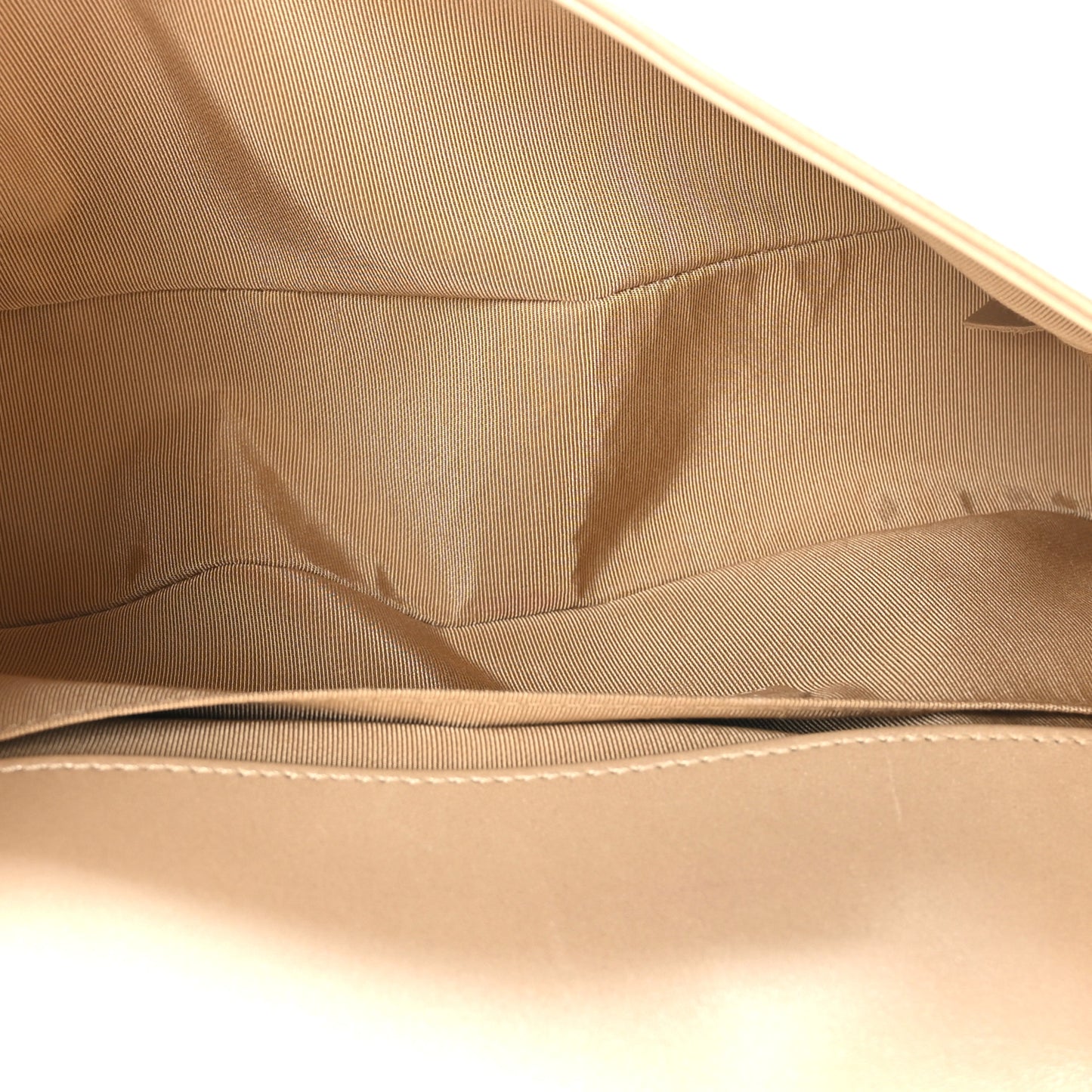 Metallic Calfskin Braided Medium Boy Flap Beige Multicolor