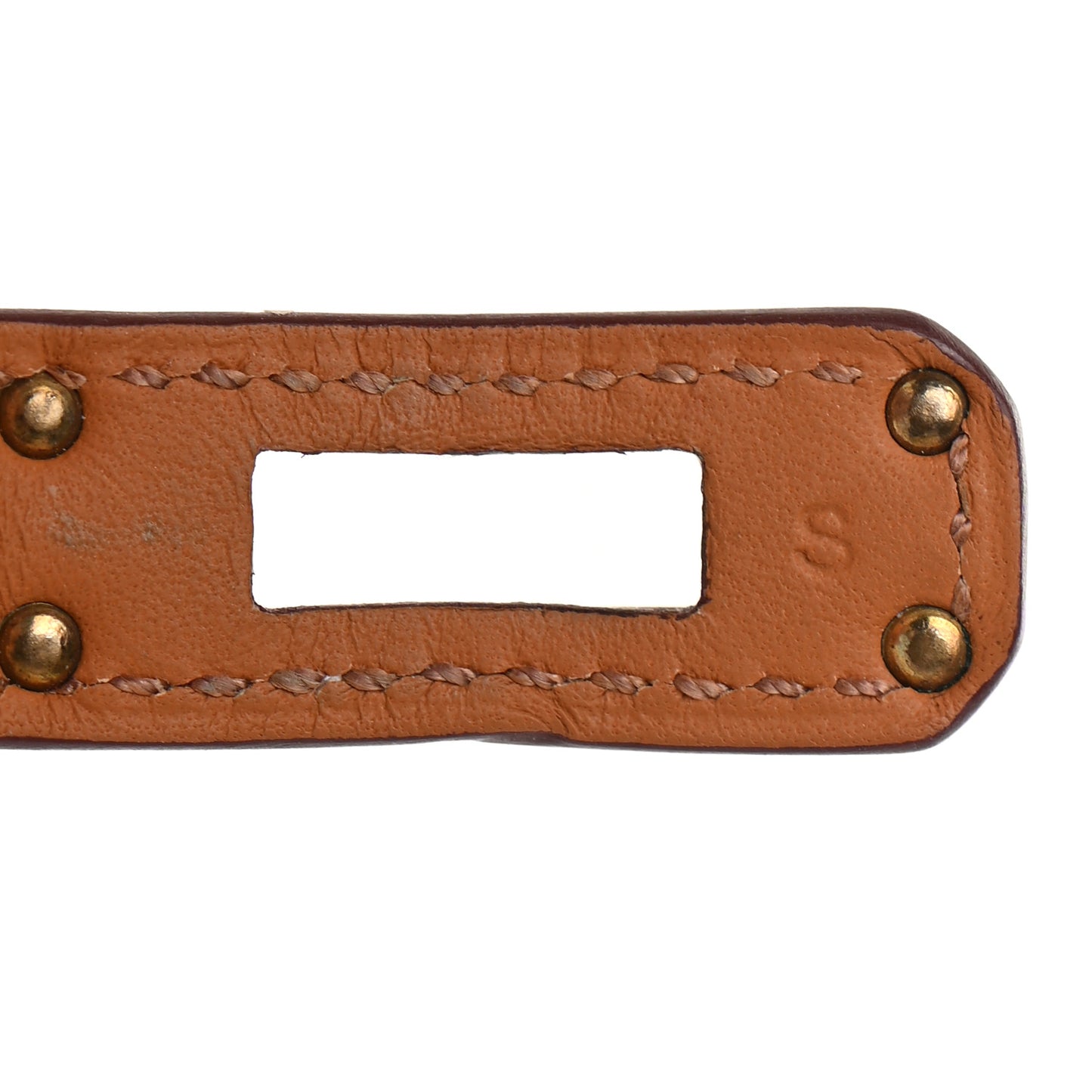Barenia Kelly Double Tour Bracelet S Fauve