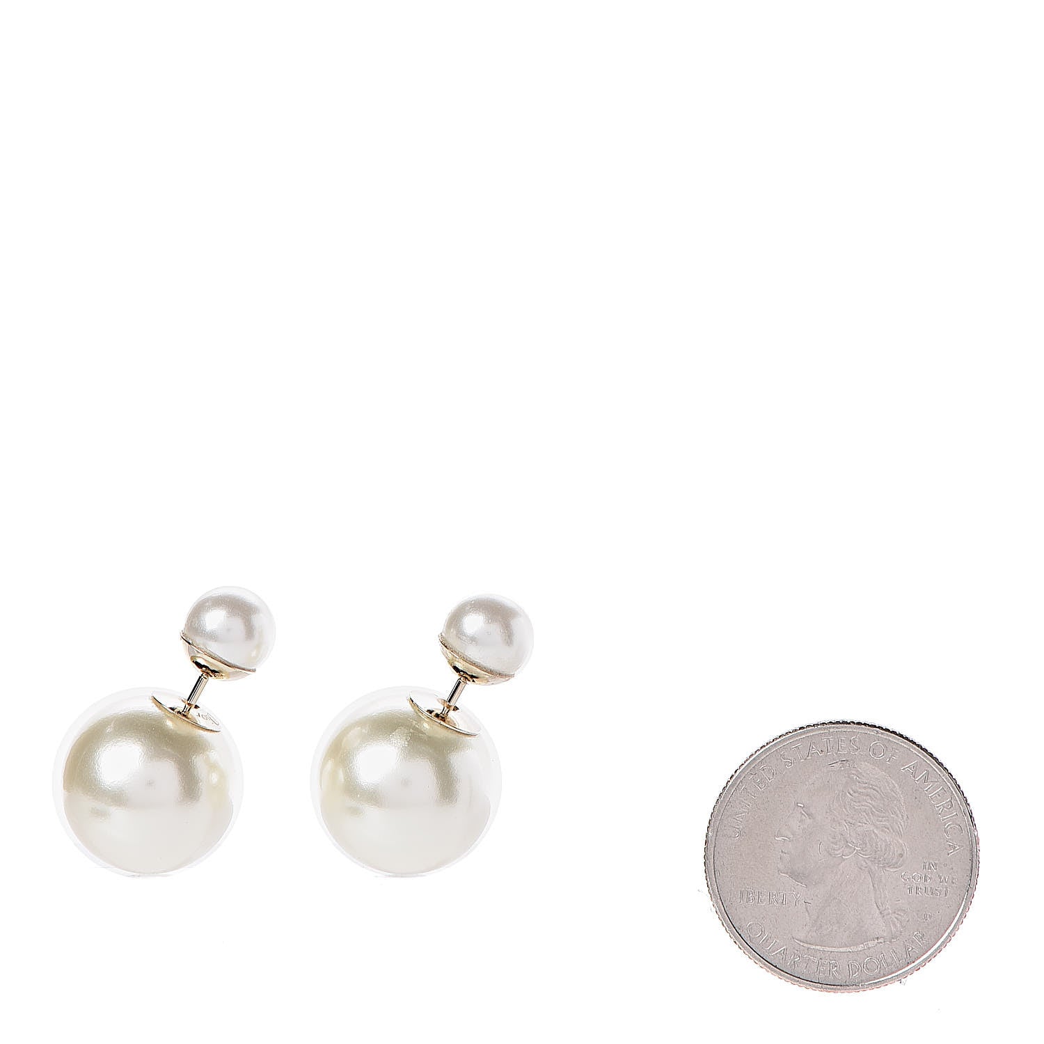 Christian Dior Pearl Mise En Dior Tribal Earrings 2 of 4