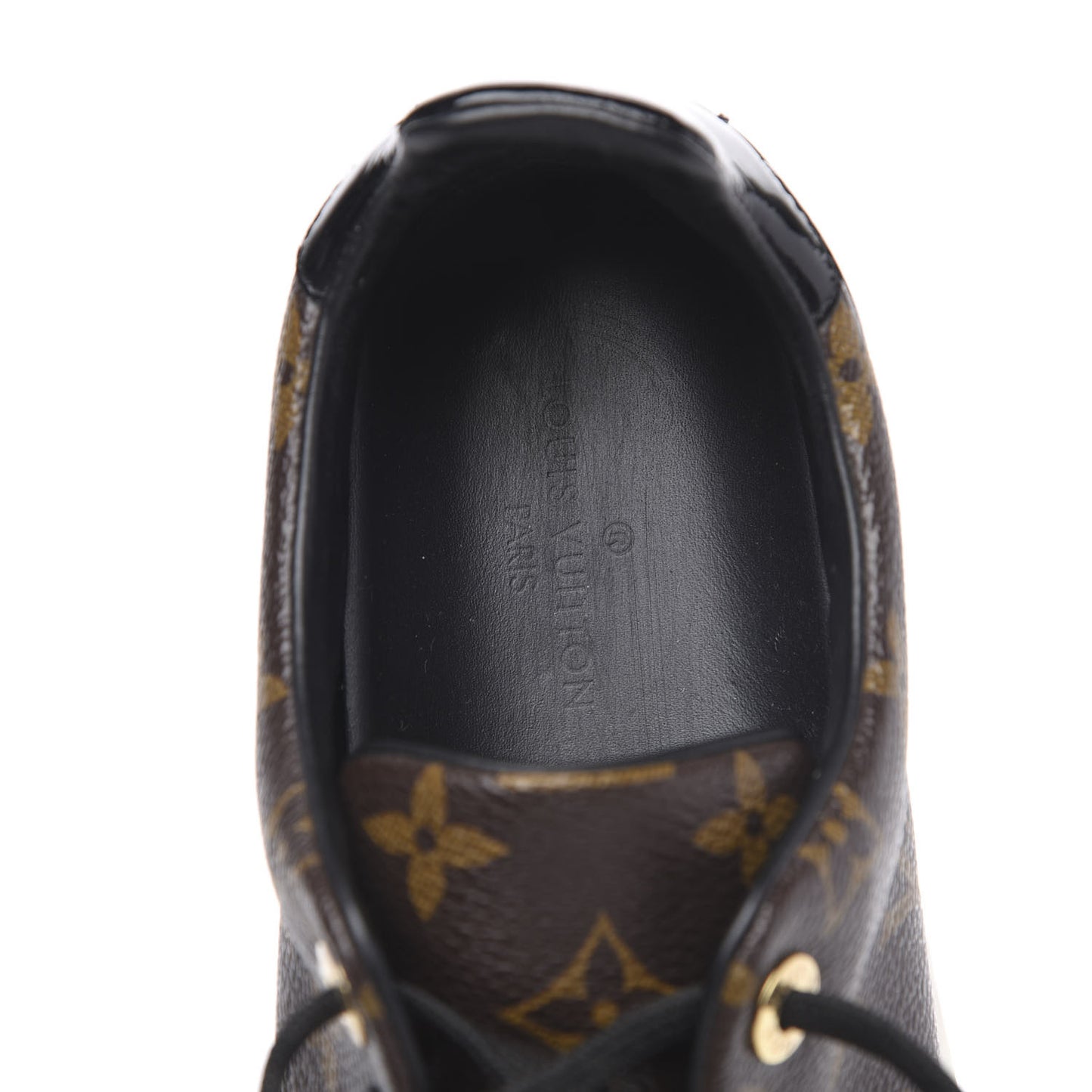 Patent Monogram Frontrow Sneakers 39