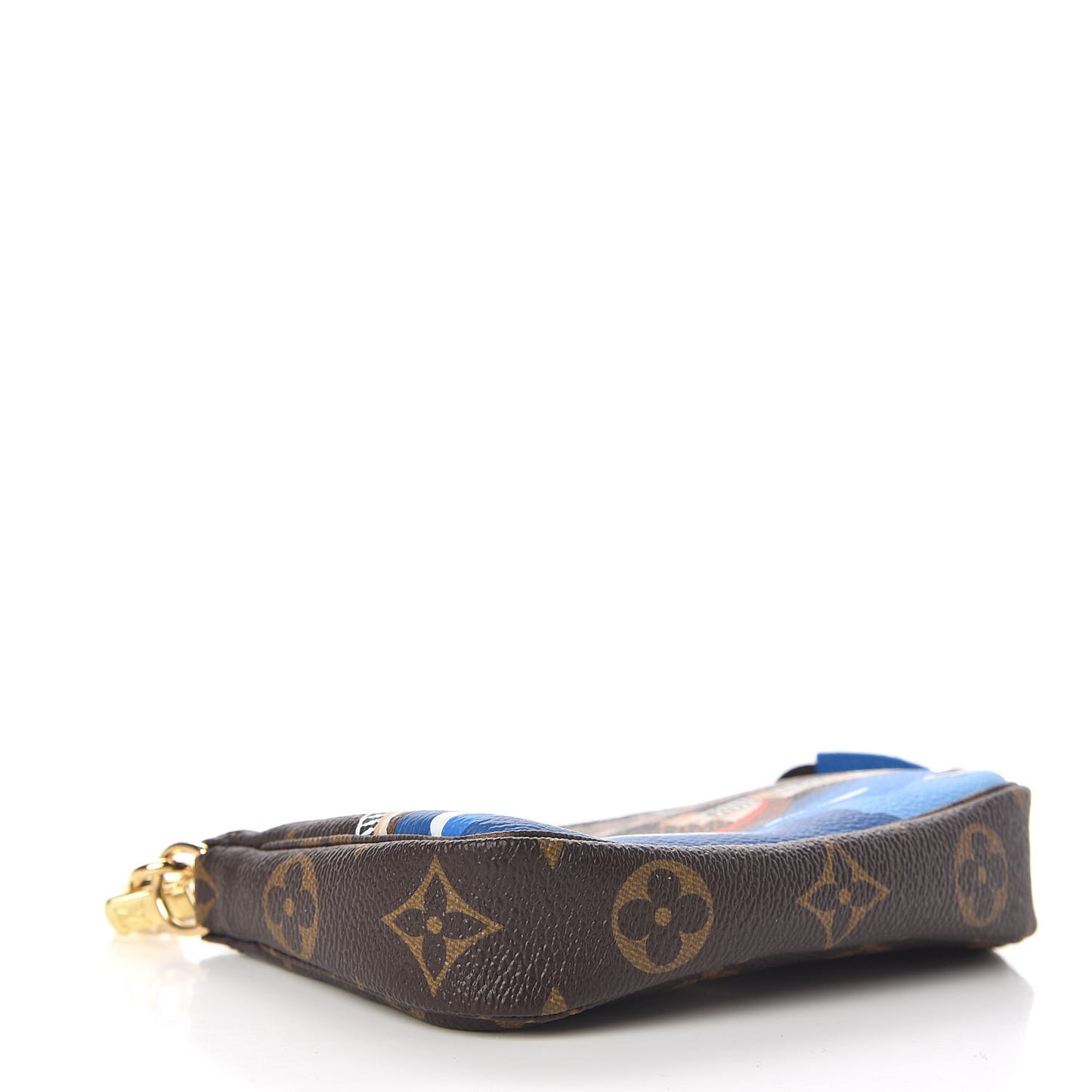 Monogram 2019 Christmas Animation Mini Venice Pochette Accessories Blue