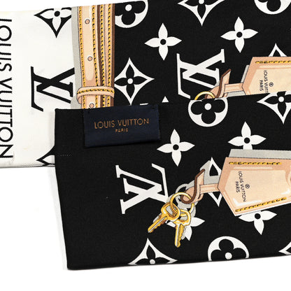 Louis Vuitton Silk Monogram Confidential Bandeau Black 3 of 4