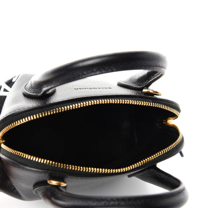 Balenciaga Grained Calfskin XXS Ville Top Handle Bag Black 5 of 9