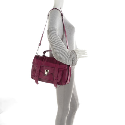 Proenza Schouler Lambskin Medium PS1 Satchel Fleur De Lys 2 of 13