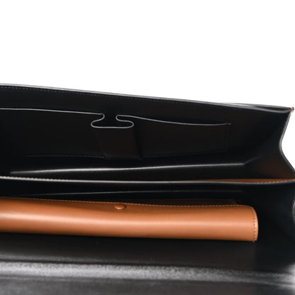 Celine Calfskin Medium Bi-Color Case Flap Camel 5 of 9