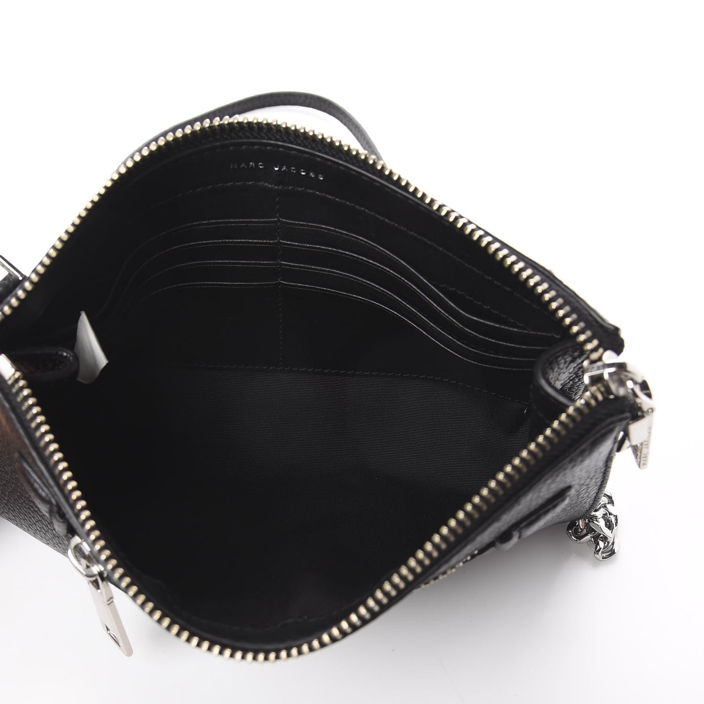 Grained Calfskin Small Recruit Crossbody Black