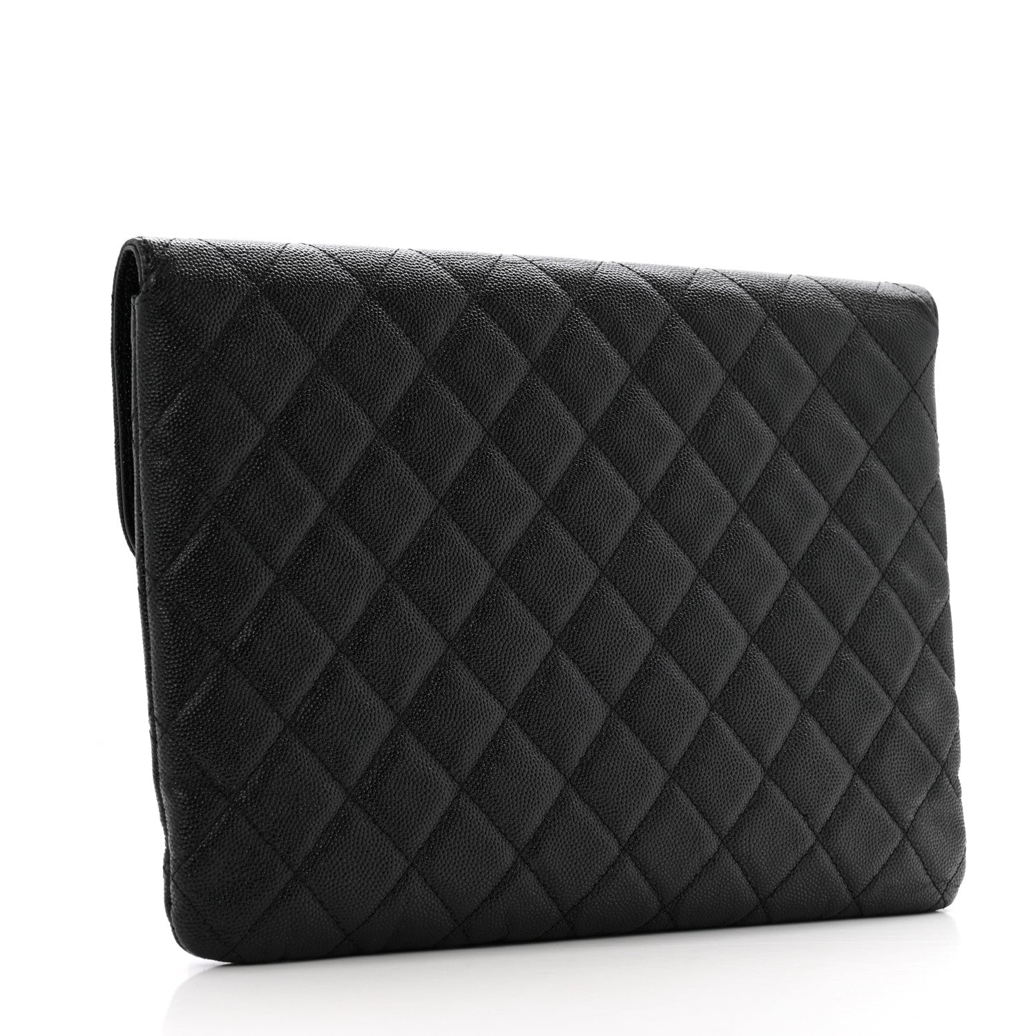 Chanel Caviar Quilted Medium Golden Class Pouch Black 3 of 11