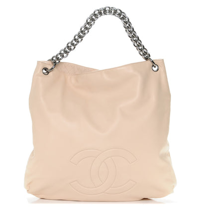 Chanel Lambskin Small Soft and Chain Hobo Beige 1 of 7