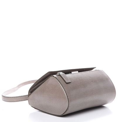 Givenchy Calfskin Lizard Embossed Mini Pandora Box Crossbody Bag Mastic 4 of 16