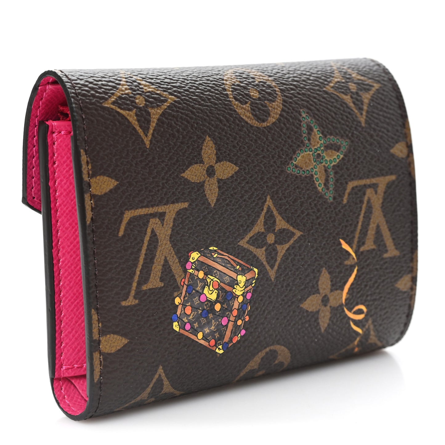 Monogram 2025 Christmas Animation Victorine Wallet Frozen Orchid