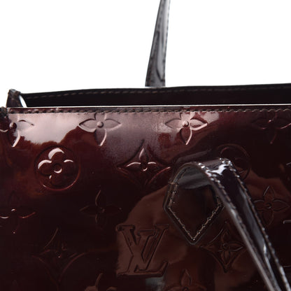 Louis Vuitton Vernis Wilshire PM Amarante 11 of 12