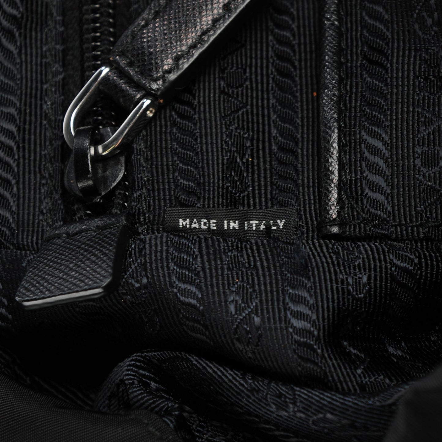 Nylon Vela Medium Backpack Black