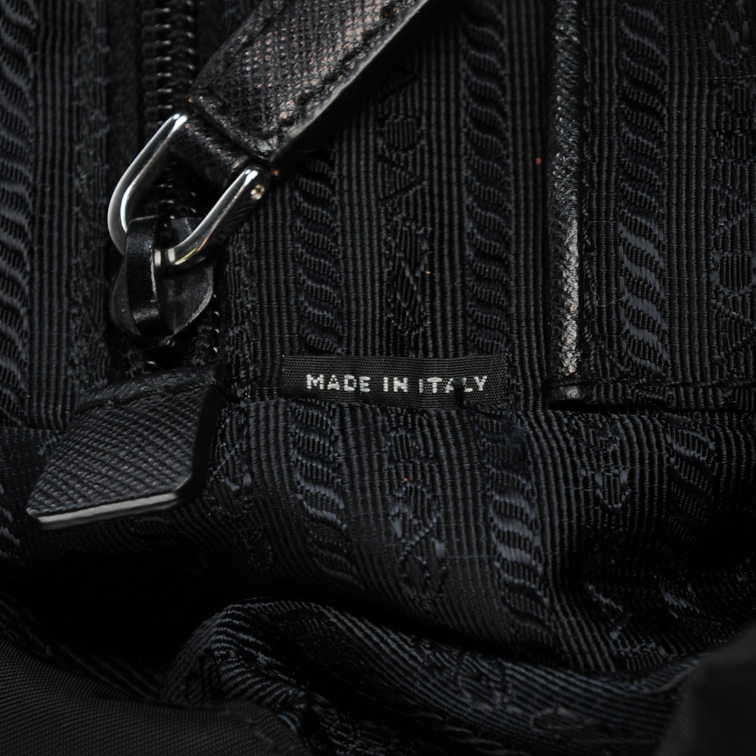 Prada Nylon Vela Medium Backpack Black 7 of 9