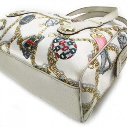 Gucci Satin Chain Print Charmy Boston w Wallet 5 of 17