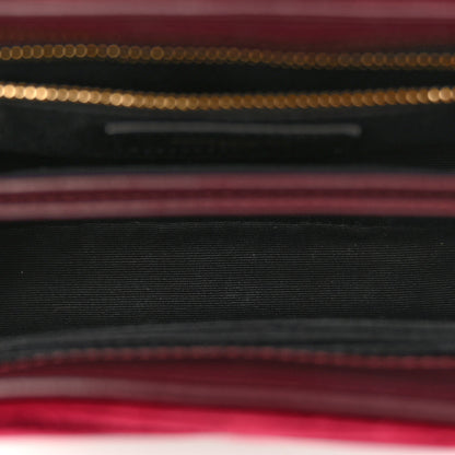 Saint Laurent Velvet Y Quilted Monogram Toy Loulou Crossbody Bag French Burgundy 5 of 12
