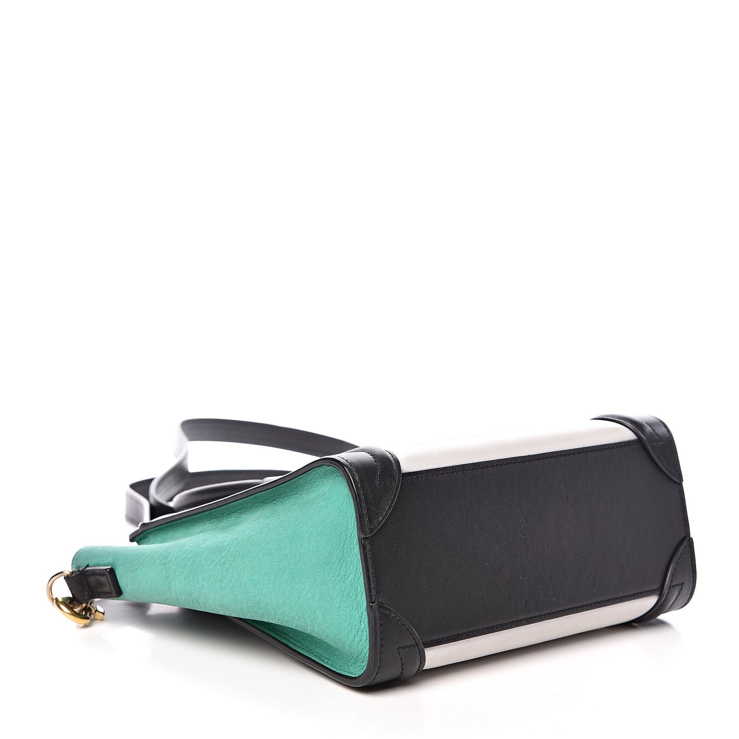 Smooth Calfskin Nubuck Nano Tri-Color Luggage Palm