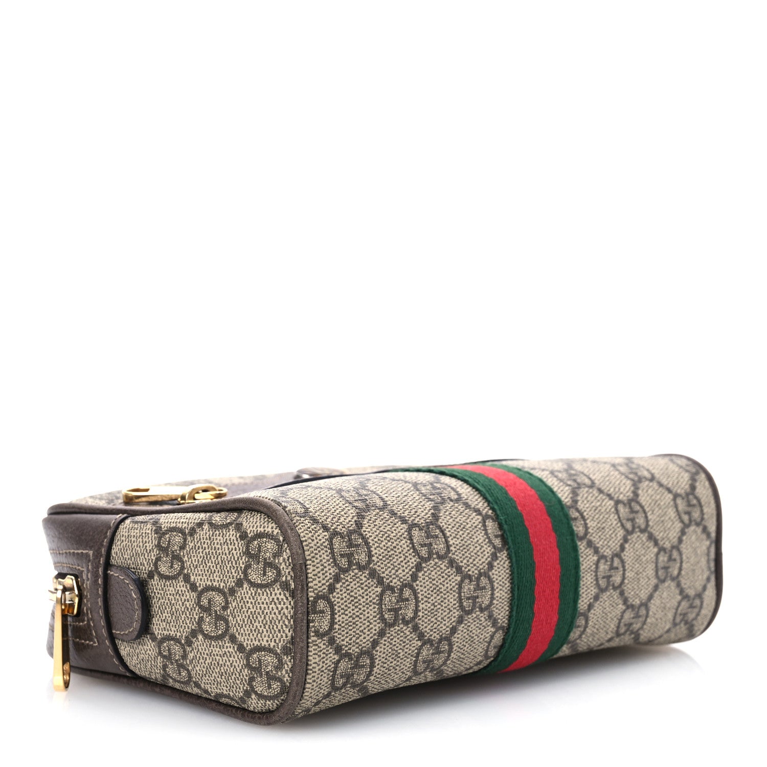Gucci GG Supreme Monogram Web Small Ophidia Belt Bag 95 38 Dark Brown 4 of 16