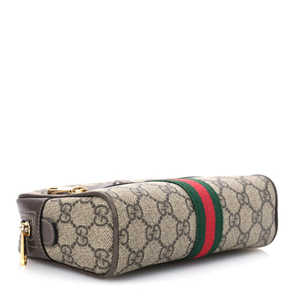 Gucci GG Supreme Monogram Web Small Ophidia Belt Bag 95 38 Dark Brown 4 of 16