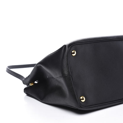 Prada Saffiano Medium Galleria Double Zip Tote Black 5 of 11