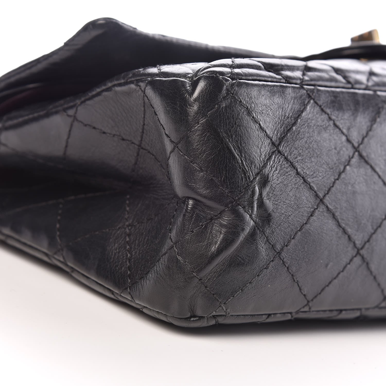Chanel Aged Calfskin Quilted 2.55 Reissue 226 Flap Black 13 of 14