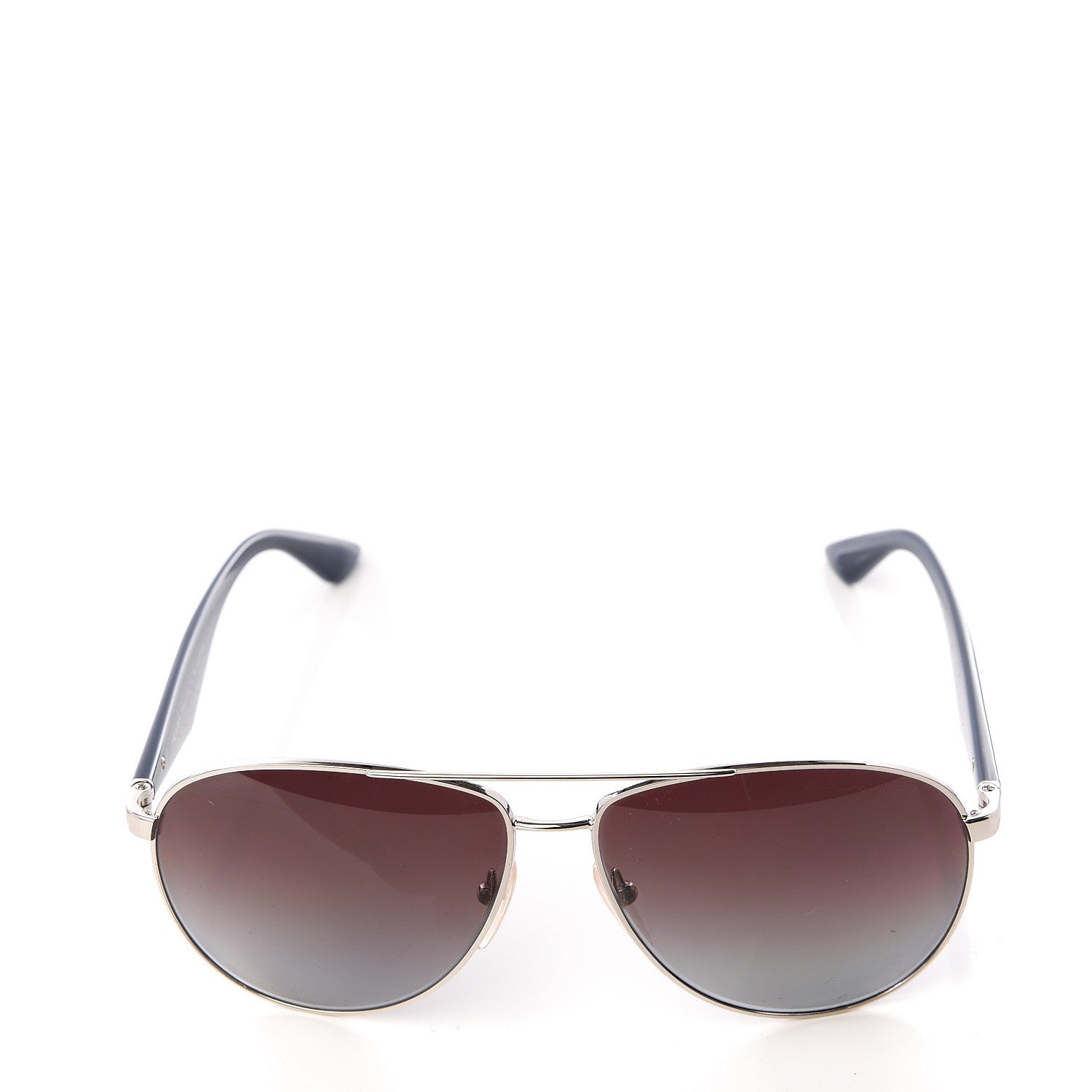 Prada Gradient Aviator Sunglasses SPR53Q Black 2 of 7