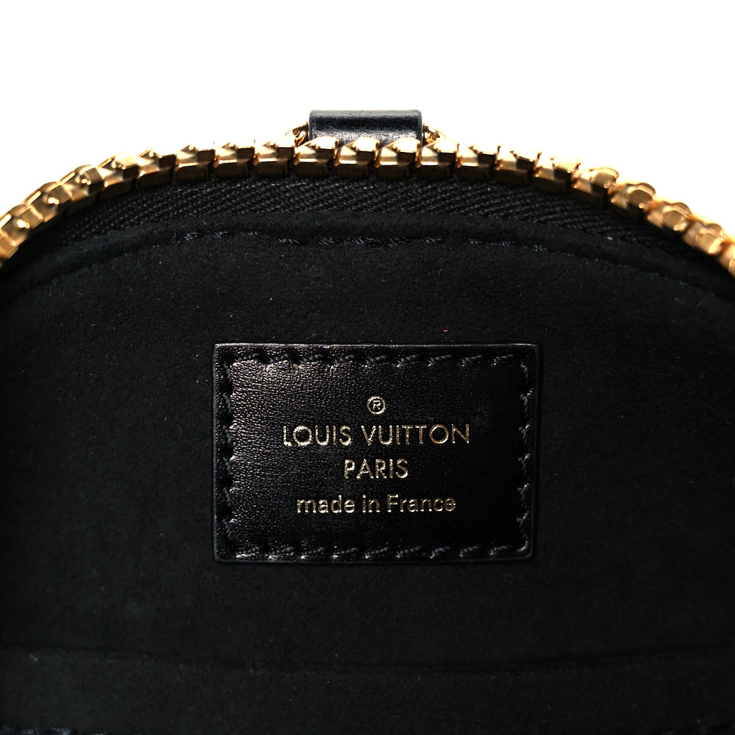 Embossed Monogram Midnight LV Moon Pochette Black
