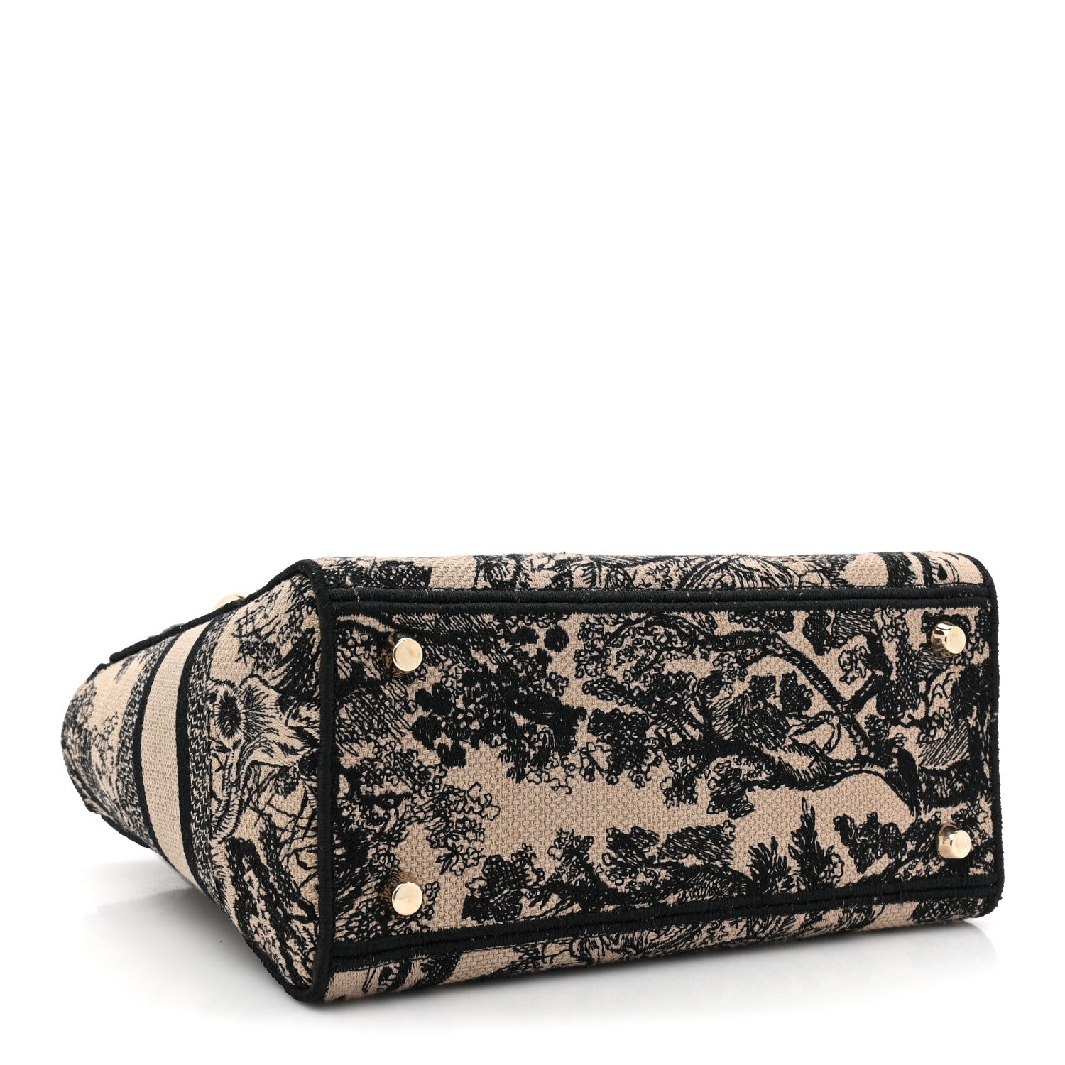 Christian Dior Toile de Jouy Embroidered Medium Lady D-Lite Beige Mullticolor 4 of 8
