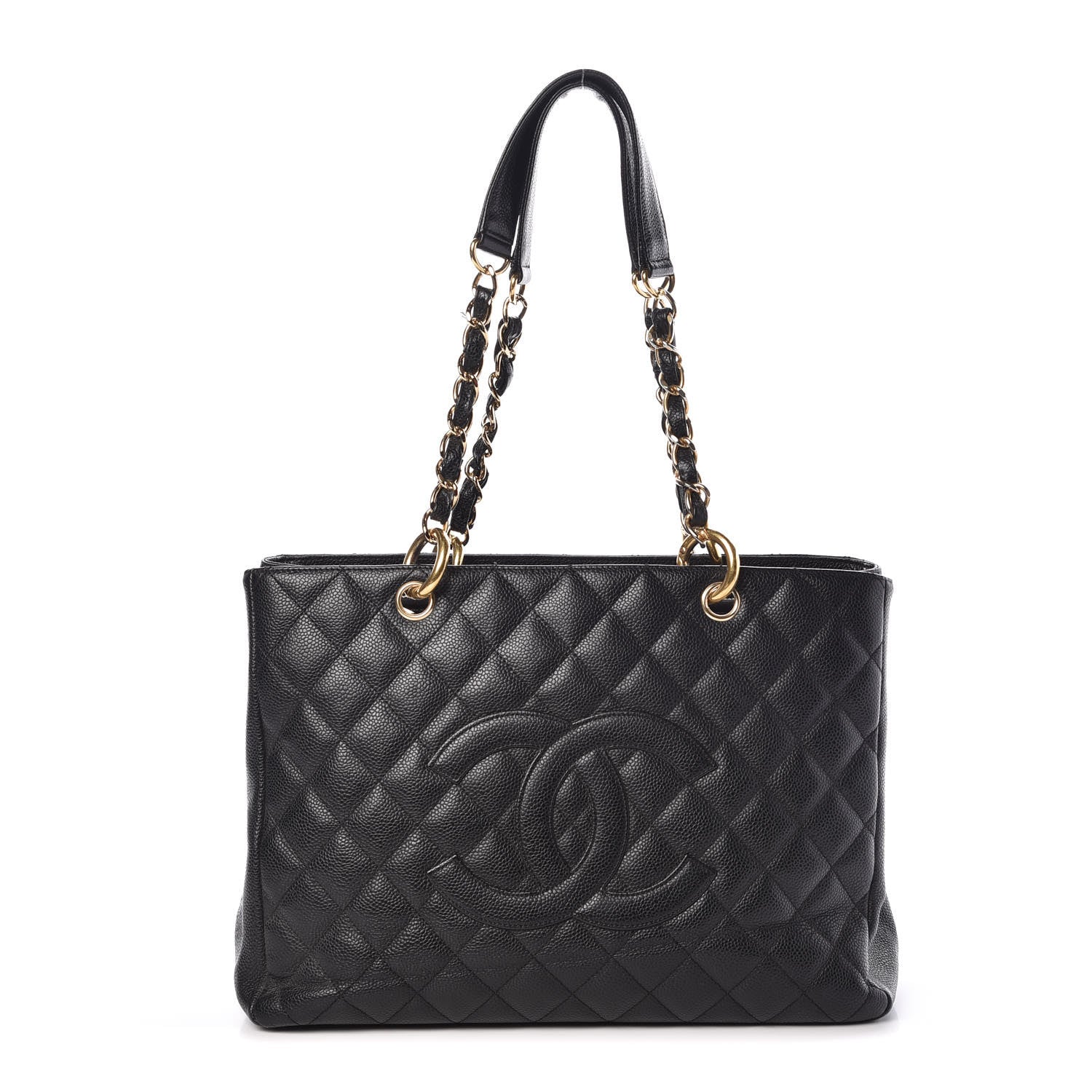 Chanel Caviar Quilted Grand Shopping Tote GST Black 1 of 9
