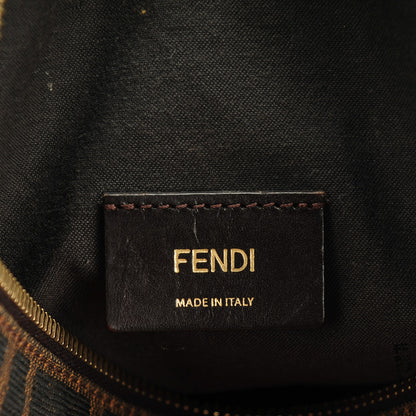 Fendi Zucca Vitello Elite Small Boston Tobacco Ecstasy 6 of 7