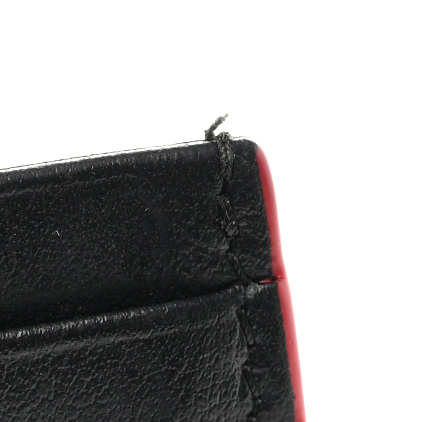 Calfskin Paris Spikes Kios Card Holder Black