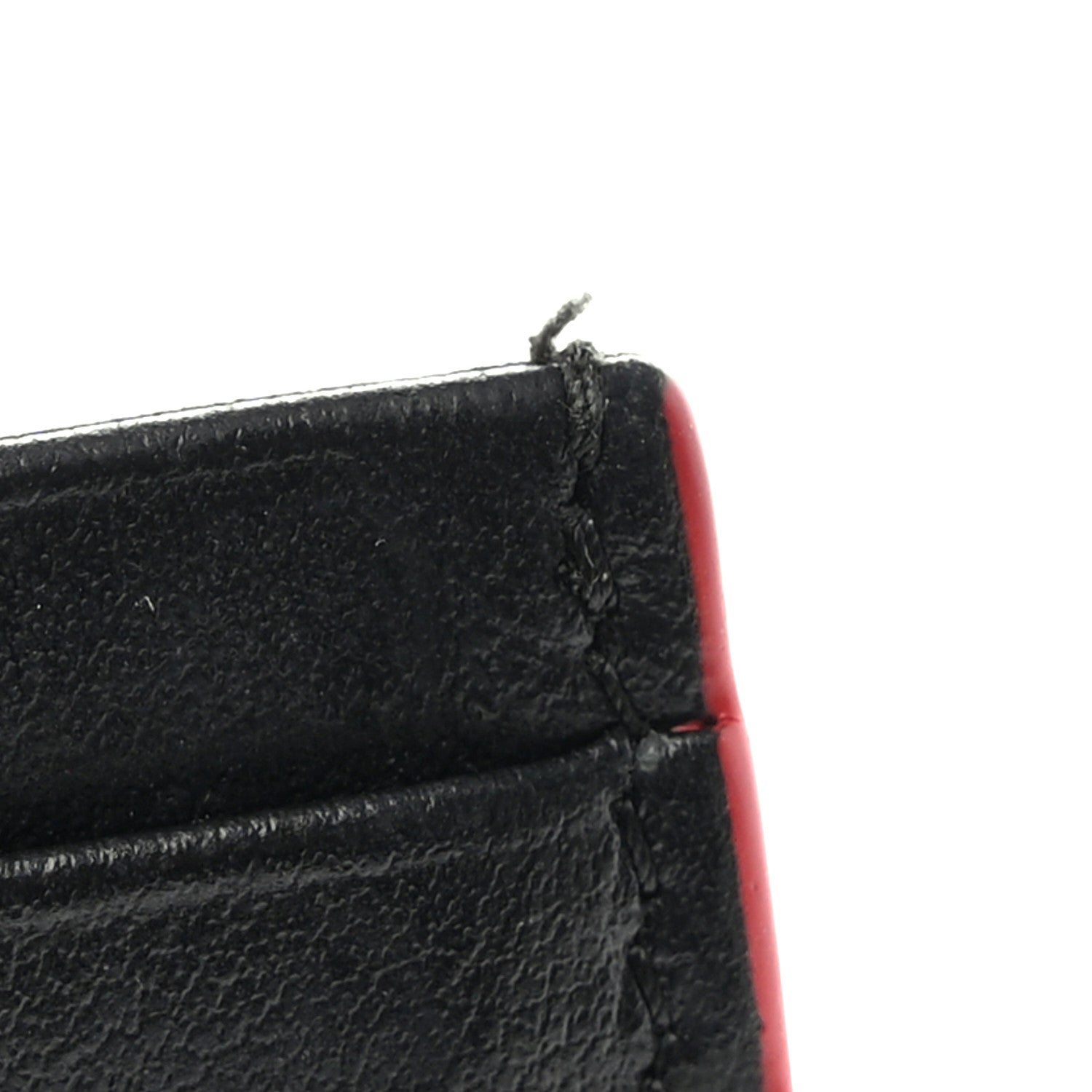Christian Louboutin Calfskin Paris Spikes Kios Card Holder Black 10 of 13