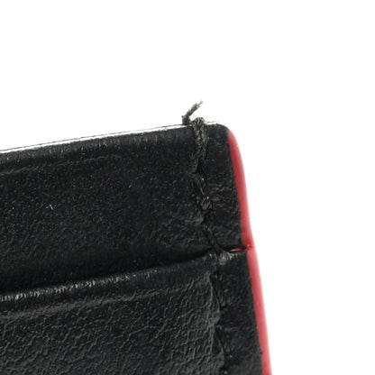 Christian Louboutin Calfskin Paris Spikes Kios Card Holder Black 10 of 13