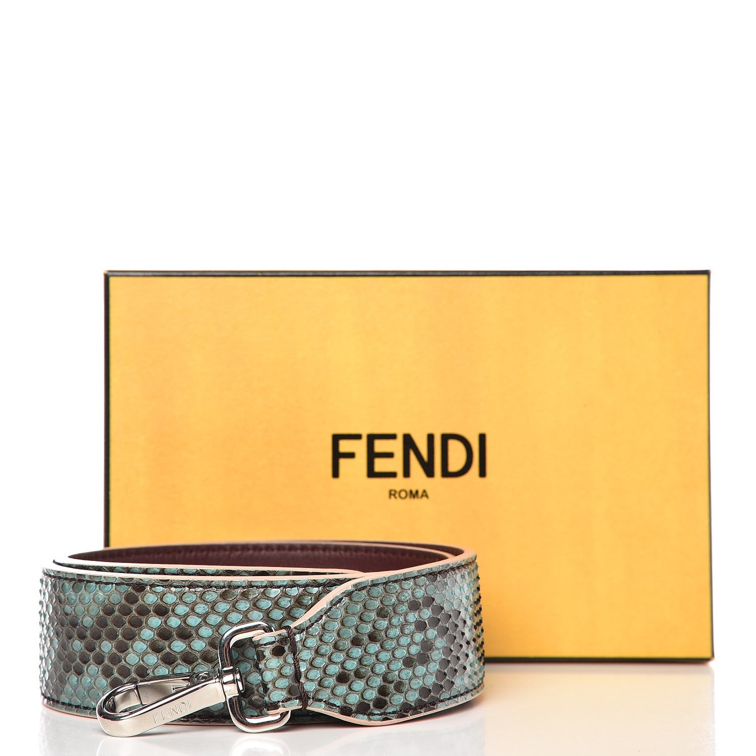 Fendi Python Vitello Dolce Strap You Menta 5 of 5