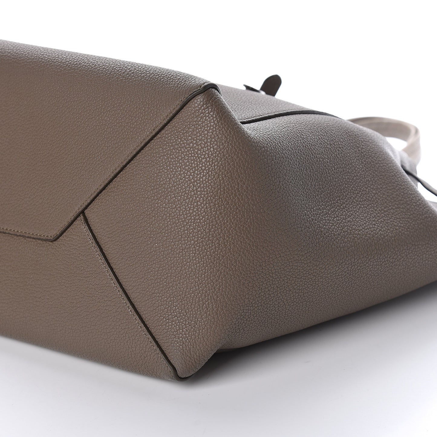 Soft Grained Calfskin Small Belt Cabas Phantom Taupe