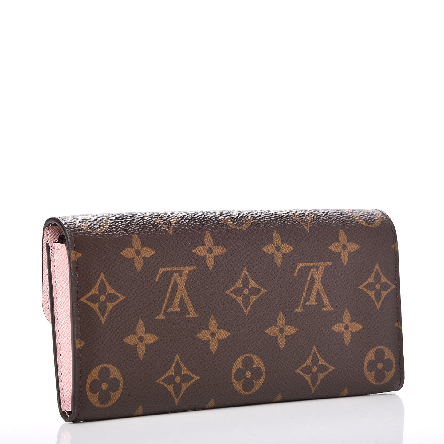 Monogram Emilie Wallet Rose Ballerine