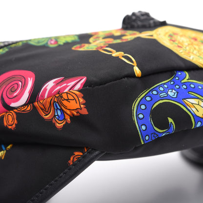 Versace Nylon Marsupio St Catene Medusa Belt Bag Black Multicolor 7 of 9