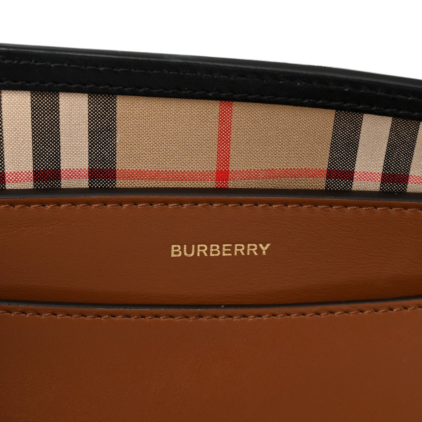 Smooth Calfskin Triple Stud Small Belt Bag Black Tan