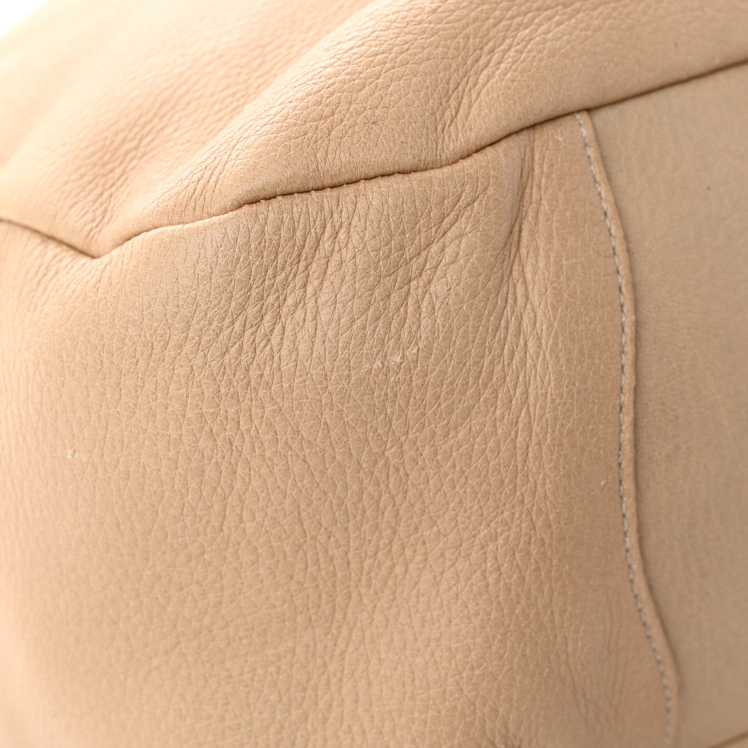 Prada Cervo Pleats Tote Beige 12 of 20
