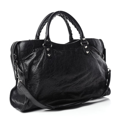Balenciaga Agneau Classic Silver Hardware City Black 3 of 10
