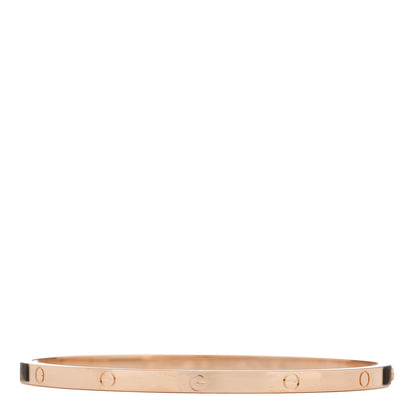 Cartier 18K Pink Gold Small LOVE Bracelet 18 2 of 5