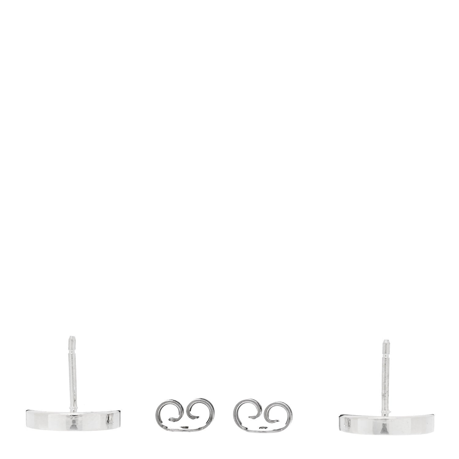 Gucci Sterling Silver Round Stud Earrings 3 of 4