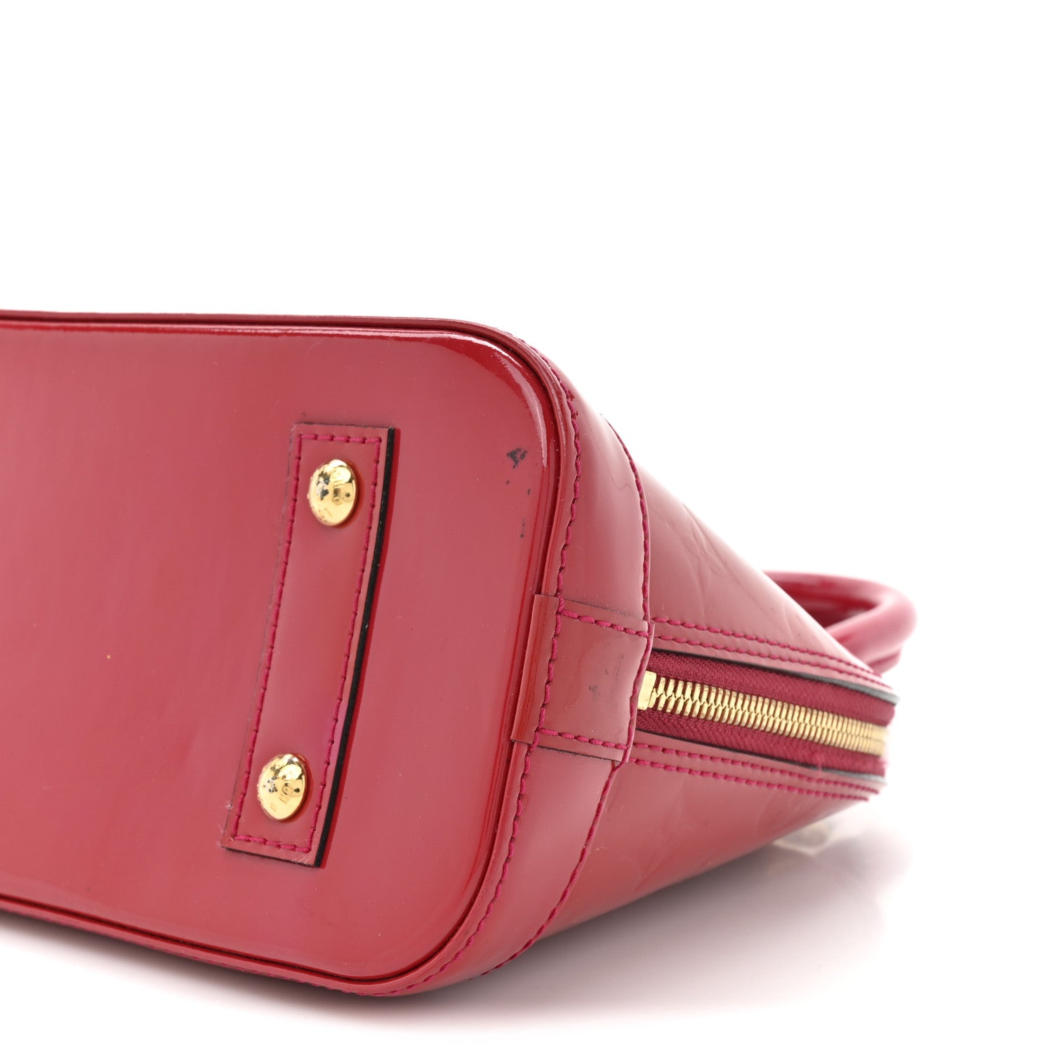 Louis Vuitton Vernis Alma BB Rose Indien 8 of 11