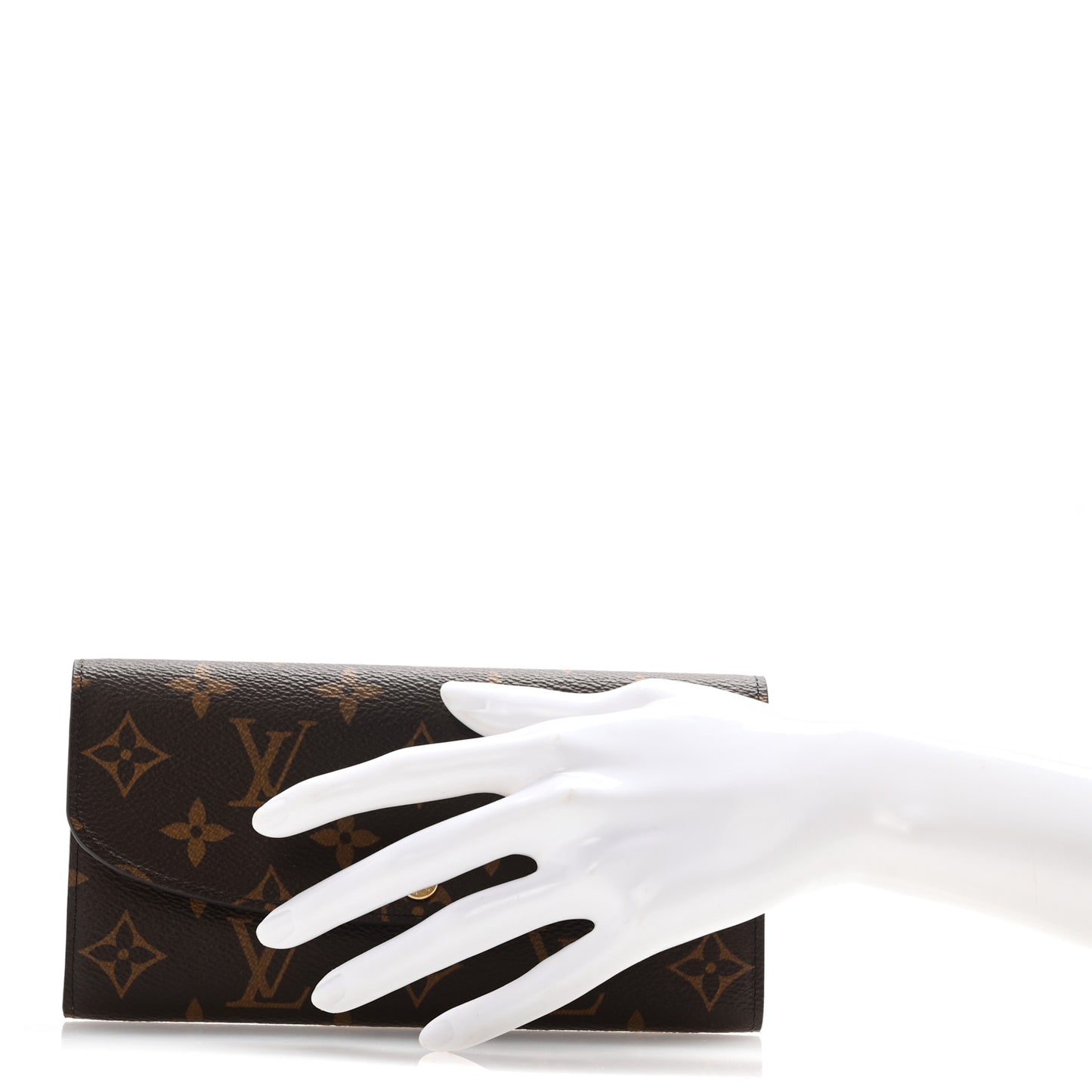 Monogram Emilie Wallet Rose Ballerine