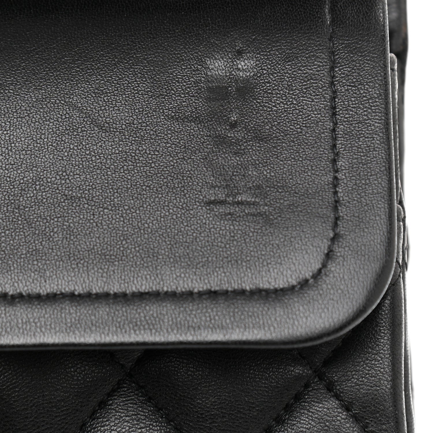 Chanel Lambskin Quilted Medium Double Flap Black 21 of 25
