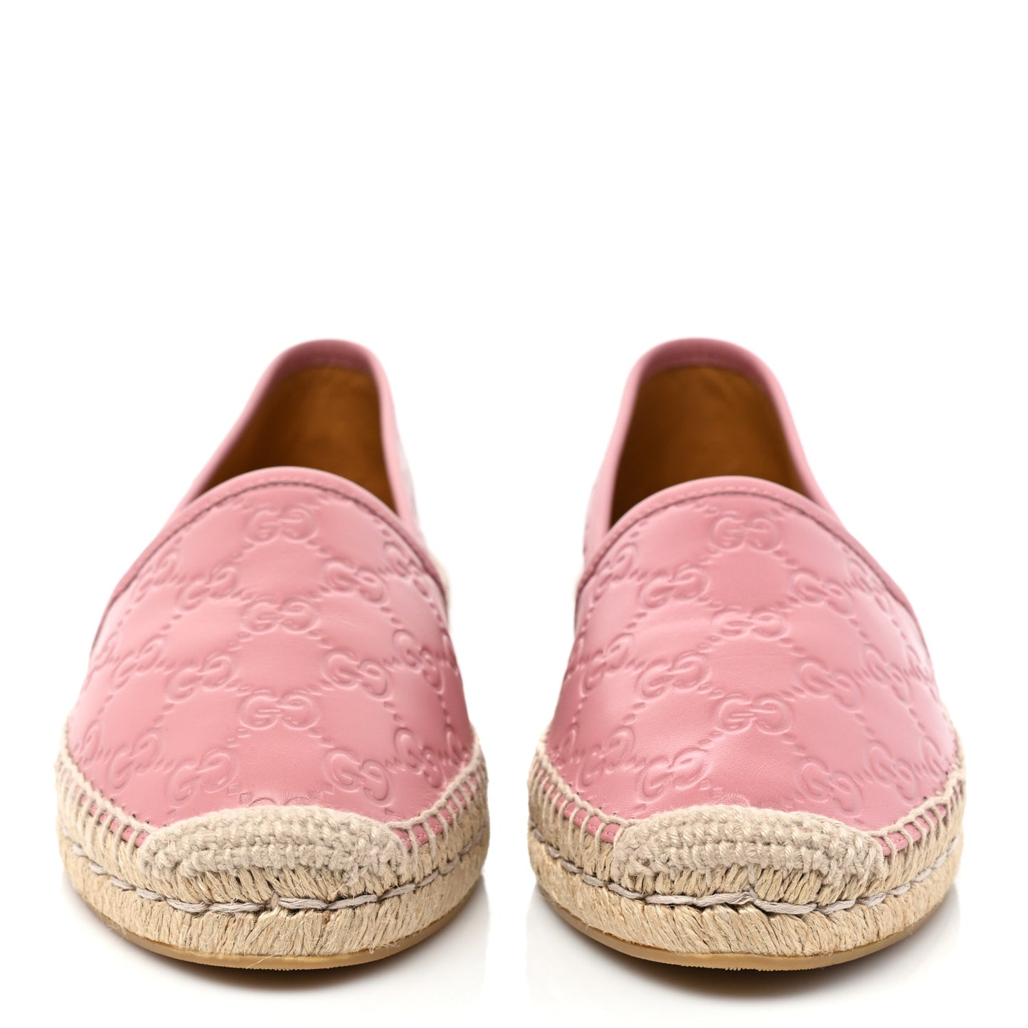 Guccissima Signature Espadrilles 40 Rose Baby Candy