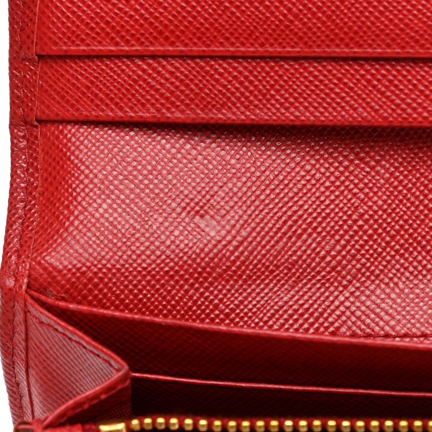 Prada Saffiano Fiocco Bow Continental Wallet Fuoco 12 of 13