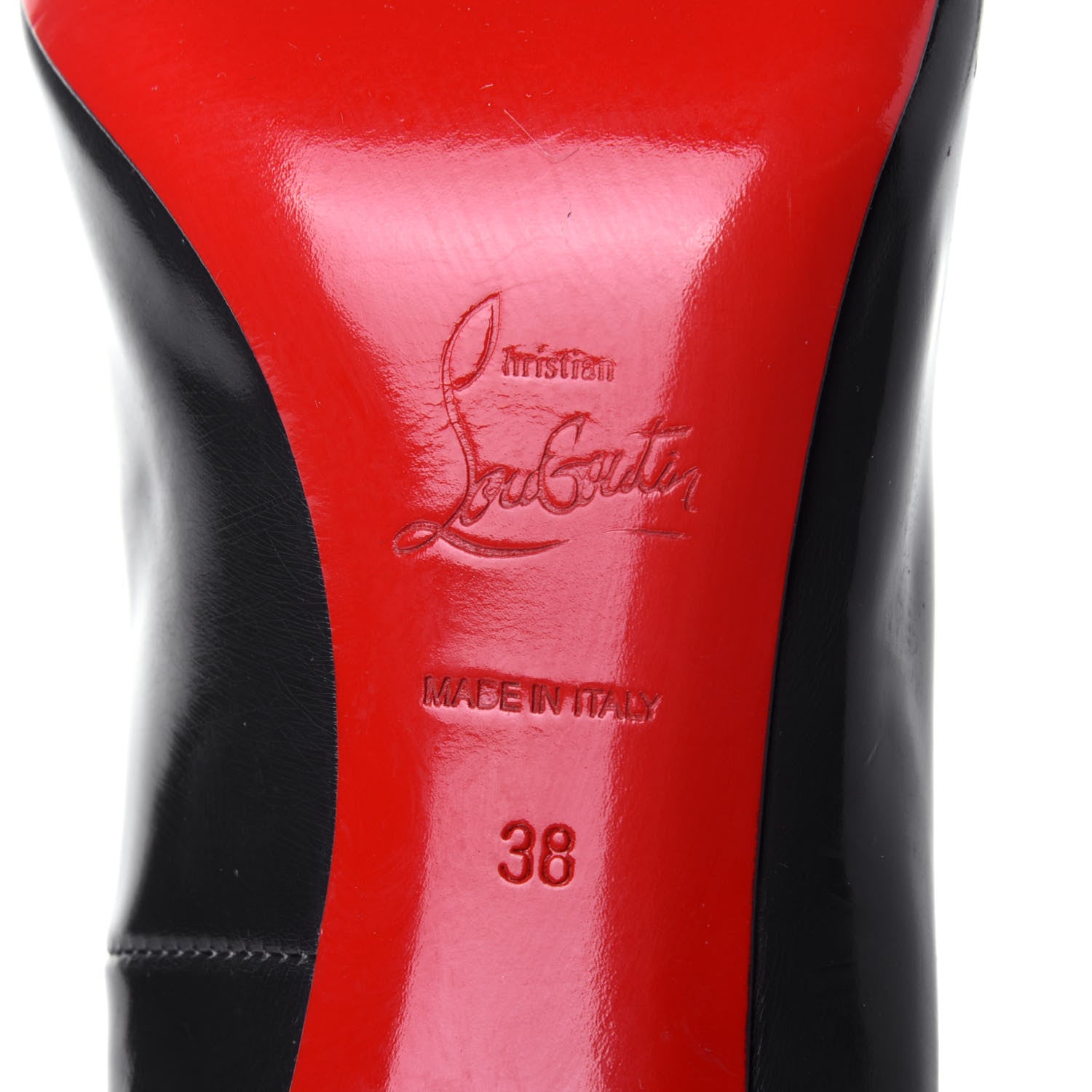 Christian Louboutin Patent Fifi 85 Pumps 38 Black 9 of 12