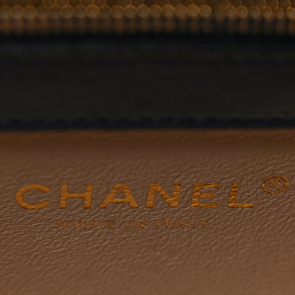 Chanel Lambskin Stitched Coco Luxe Small Flap Blue 6 of 13