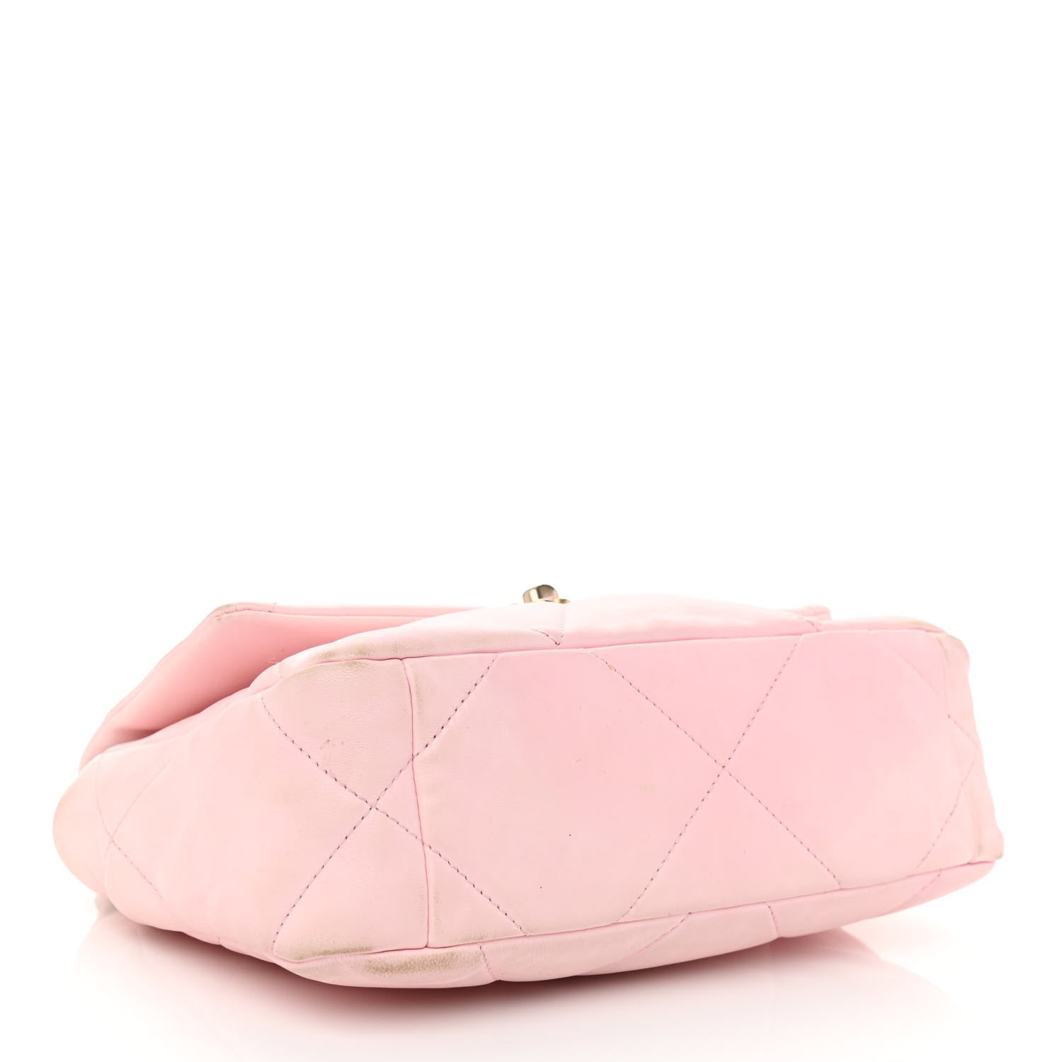 Chanel Lambskin Quilted Medium Chanel 19 Flap Light Pink 4 of 17